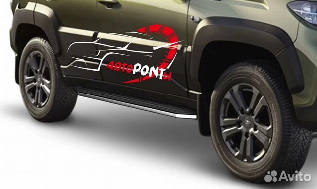 Пороги площадка Лада Нива Трэвел