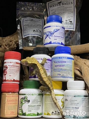Кальций и витамины для рептилий Food Farm (Фудфарм