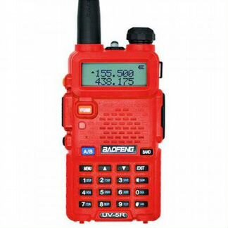 Рация Baofeng UV-5R, Цвет Красный (Baofeng UV-5R)