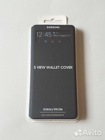 Чехол S View Wallet на Samsung S10 Lite оригинал