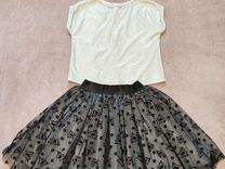 Нарядный комплект юбка и блузка для девочек р. 134
