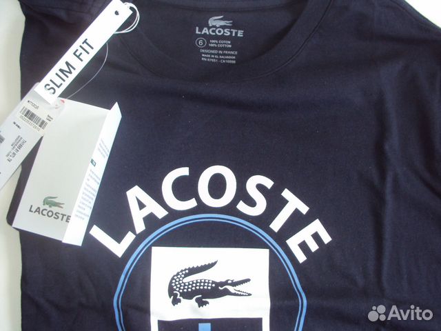 Lacoste Футболка p-pa L (6) slim FIT navy