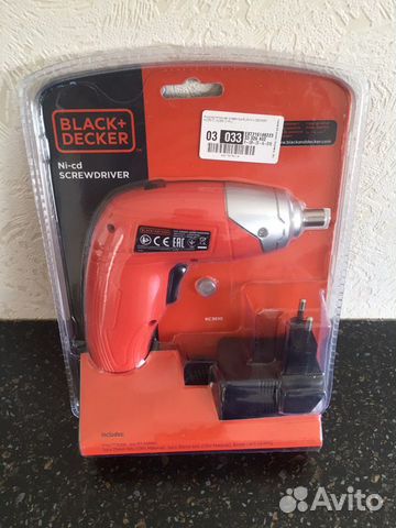 Аккумуляторная отвертка Black+Decker KC3610