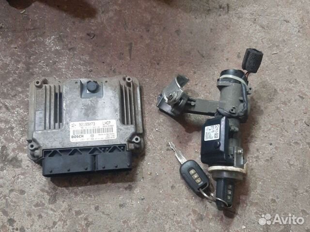 Комплект эбу Шевроле Каптива 3.2 АКПП, с замком