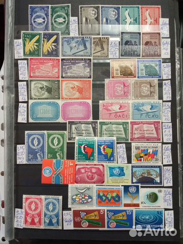 Марки** оон (Нью-Йорк), полные серии