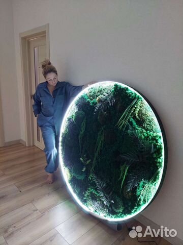 Панно из стабилизированного мха