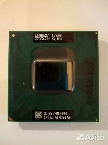 T7500 Intel 2.2 GHz проц для ноутбука гарантия