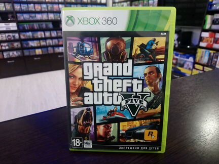 Grand thef auto five 5 бу xbox 360 обмен продажа