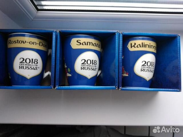 Кружки чм по футболу в России 2018 оригинал новое