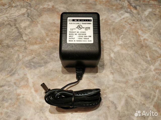 Блок питания Schiit, 16VAC, 1000mA, 120В