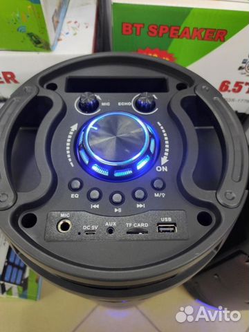 Супер басс караоке колонка динамик портативная