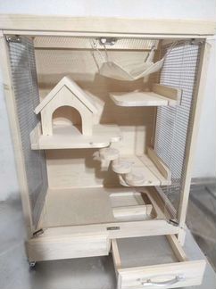 Клетка, витрина, вольер для шиншилл, белки, дегу