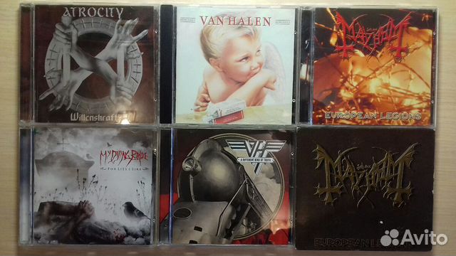 Фирменные CD- диски металл