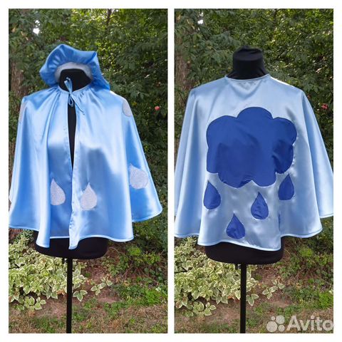 Костюм дождика, тучки, речки, капельки