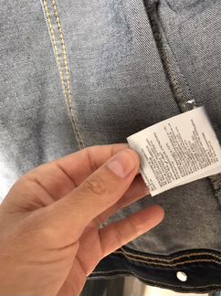 Куртка джинсовая с вышивкой и бусинами