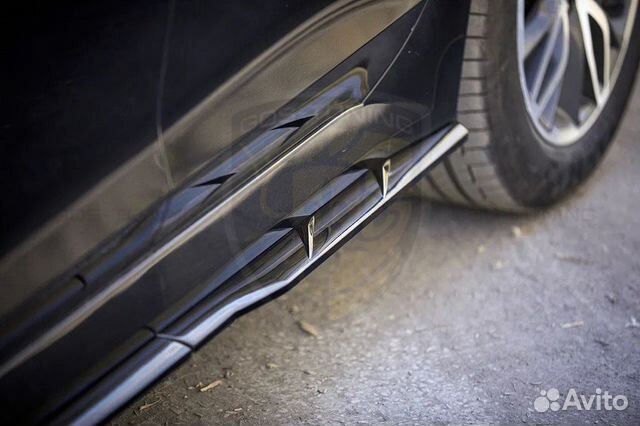 Тюнинг накладки на пороги элероны Киа К5