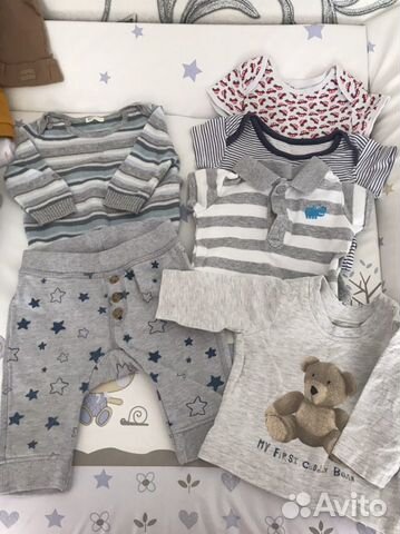 Детские вещи на мальчика 0-3 месяца