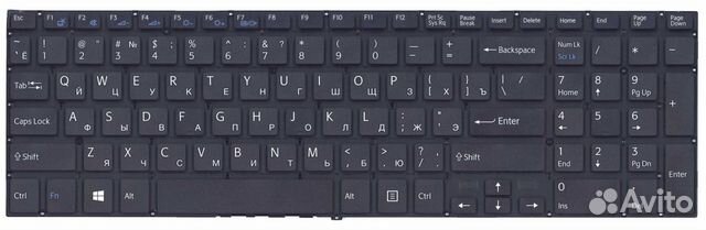 Клавиатура новая для Sony SVF15 SVF152