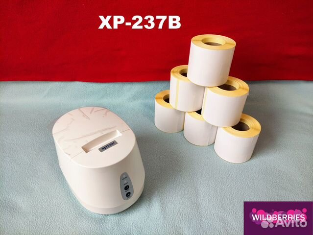 Принтер этикеток штрих кода Xprinter XP-237B