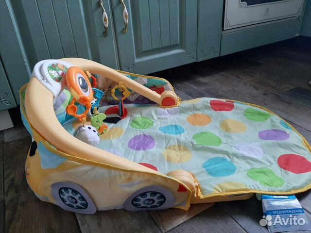 Развивающий коврик автомобиль