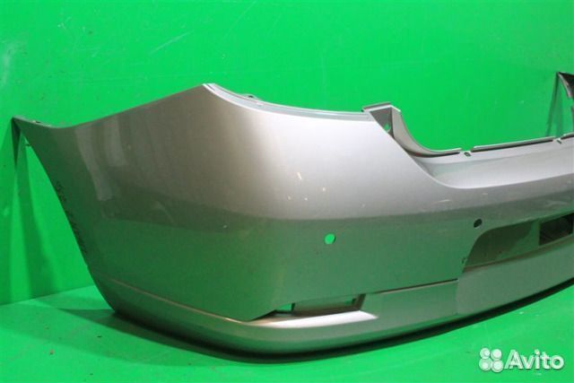 Бампер задний Рено Логан 2 14-18 серый D69 платина