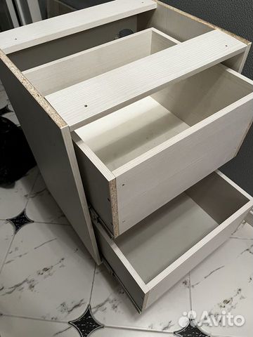 Кухонный напольный шкаф с выдвижными ящиками своими руками