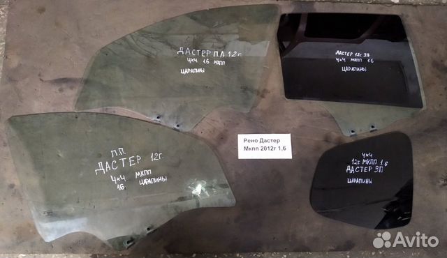 Renault Duster 2012 Стекло боковое