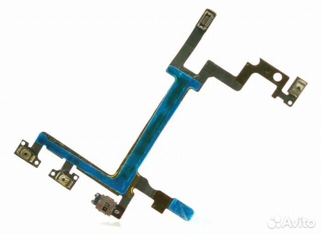 Шлейф iPhone 5 + кнопка включения + боковые кнопки