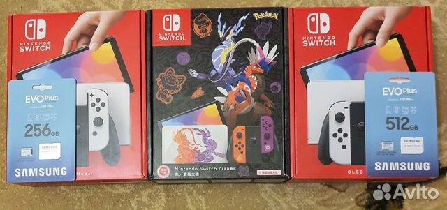 Nintendo switch oled новая белая