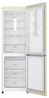 Холодильник LG GA-B419seul бежевый