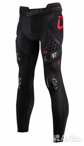 Защитные штаны Leatt 3DF 6.0 Impact Pants, Черный