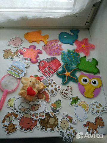 Игрушки для купания, малышам, бу