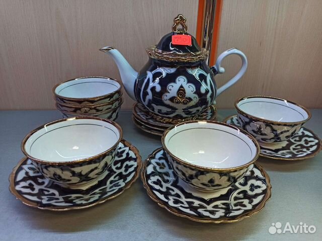 Пахта. Узбекская керамика, сервиз