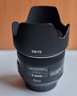 Объектив canon 35mm f 2.0 is usm