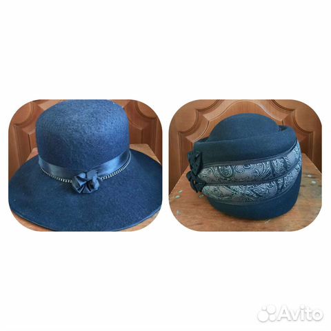 Шляпа женская фетровая
