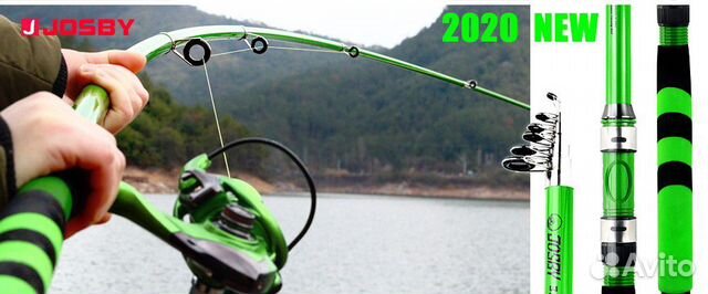 Удочка для спиннинг карп josby углерод волокно