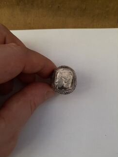 Печатка с профилем Николая 2