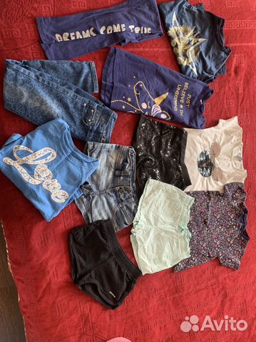 Вещи на девочку 6-7лет пакетом