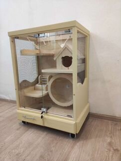 Клетка-витрина, вольер для шиншилл, дегу, белки, л