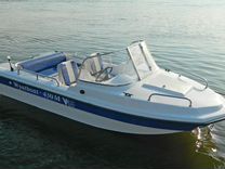 Новый катер Wyatboat 430M тримаран с рулевым управ