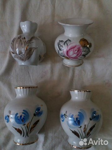 Столовые вазы лоз -лфз Фарфор.СССР разные