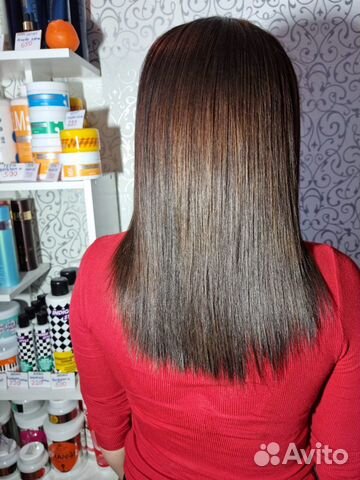 Кератиновое выпрямление волос