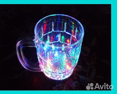 Кружка пивная светящаяся