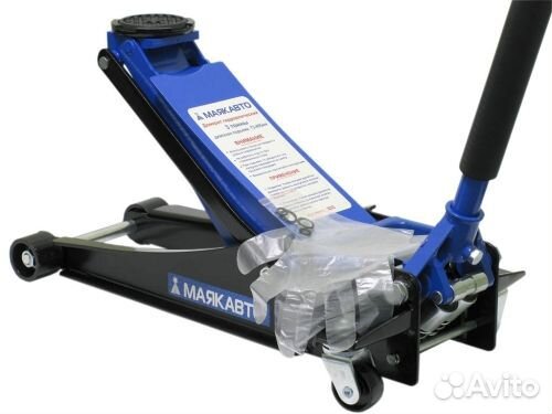 Домкрат подкатной гп 3 Тонны, 2 насоса, 75-495 мм