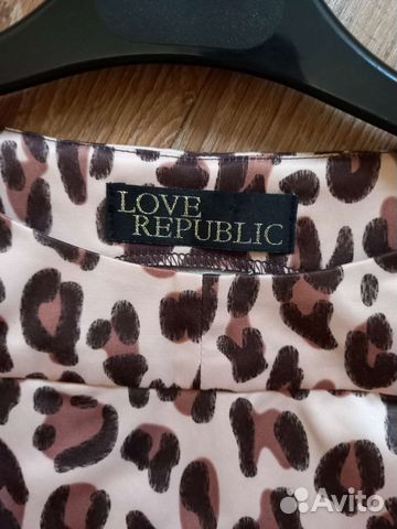 Платье леопард 44 размера love republic
