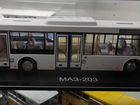 Модель автобуса маз 203. 1:43.SSM