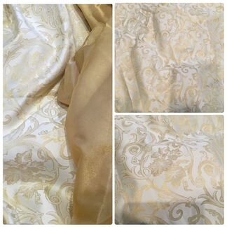 Отрезы шторных тканей новые