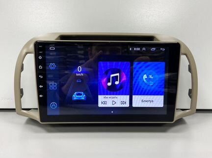 Магнитола Nissan March K12 Android