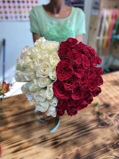 51 Роза, 101 роза, цветы доставка