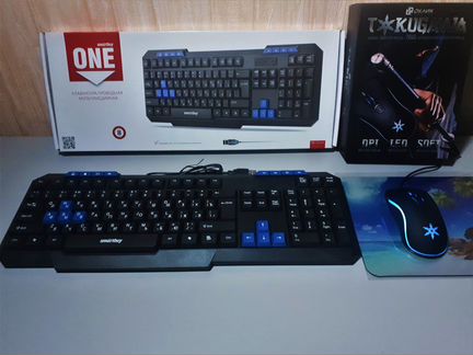 Новый набор Клавиатура Мышь и Коврик Smart Game 3X